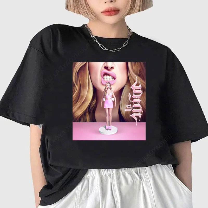 Playera Lola Indigo Camiseta World Tour Merch رجل امرأة قطن جرافيك تي شيرت اسبانيا المغني الموسيقى Camisa الملابس #5