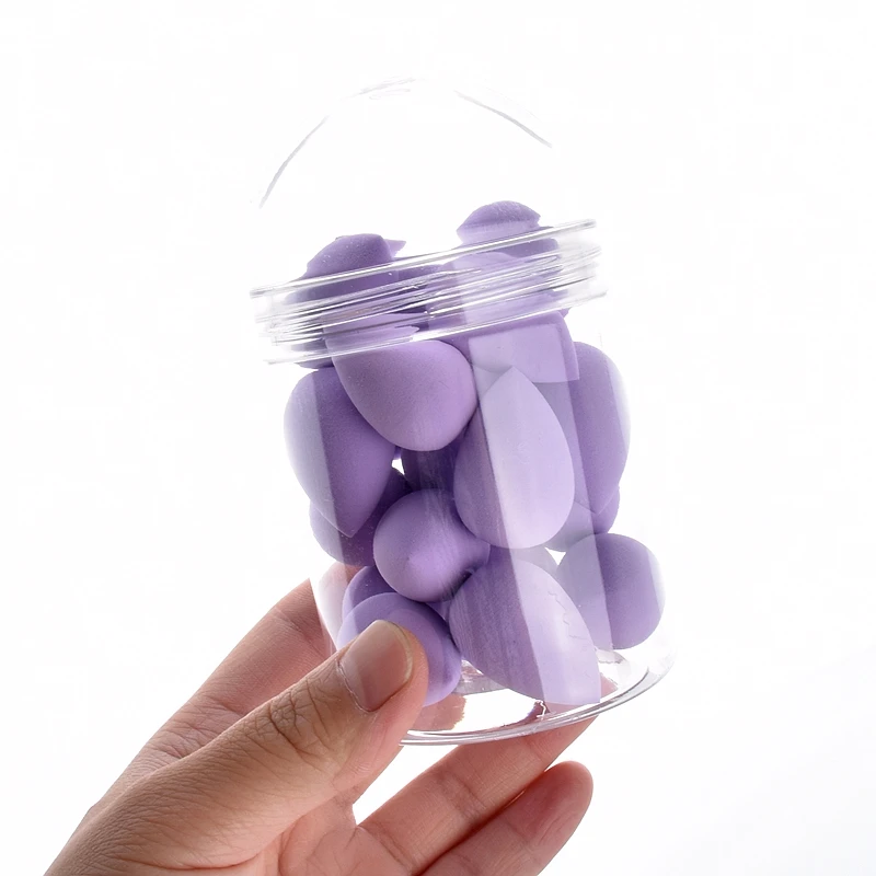 4/20 stuks Mini Beauty Egg Make-up Blender Cosmetische Bladerdeeg Make-up Spons Kussen Foundation Poeder Spons Beauty Tool met Opbergdoos