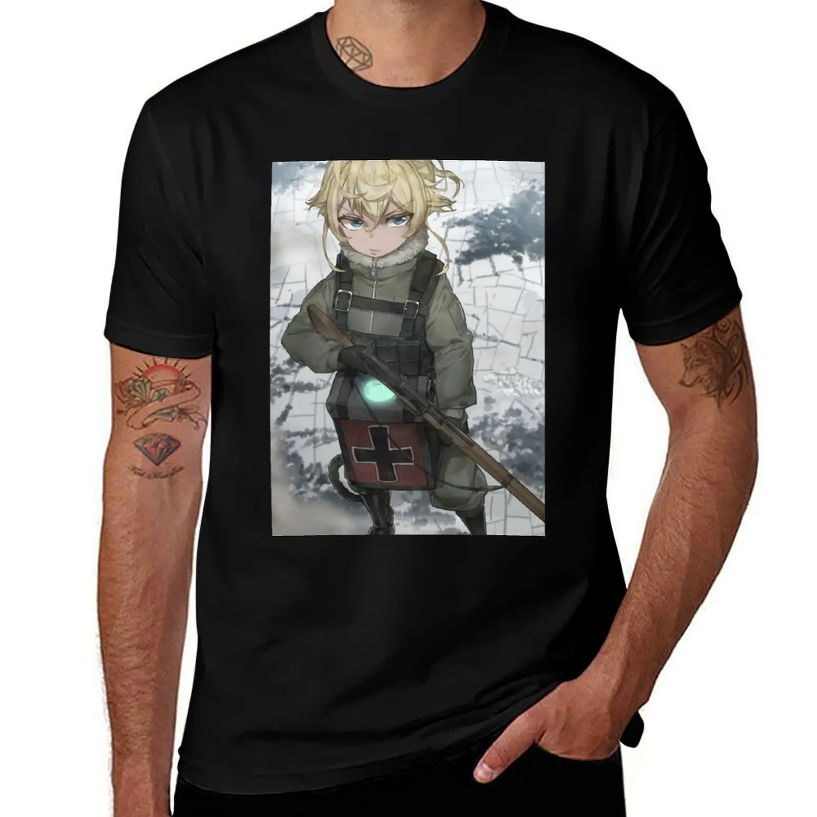 

Baby Tanya Degurechaff - Poker Face - Youjo Senki T-Shirt Cool Dry Performance T-Shirt