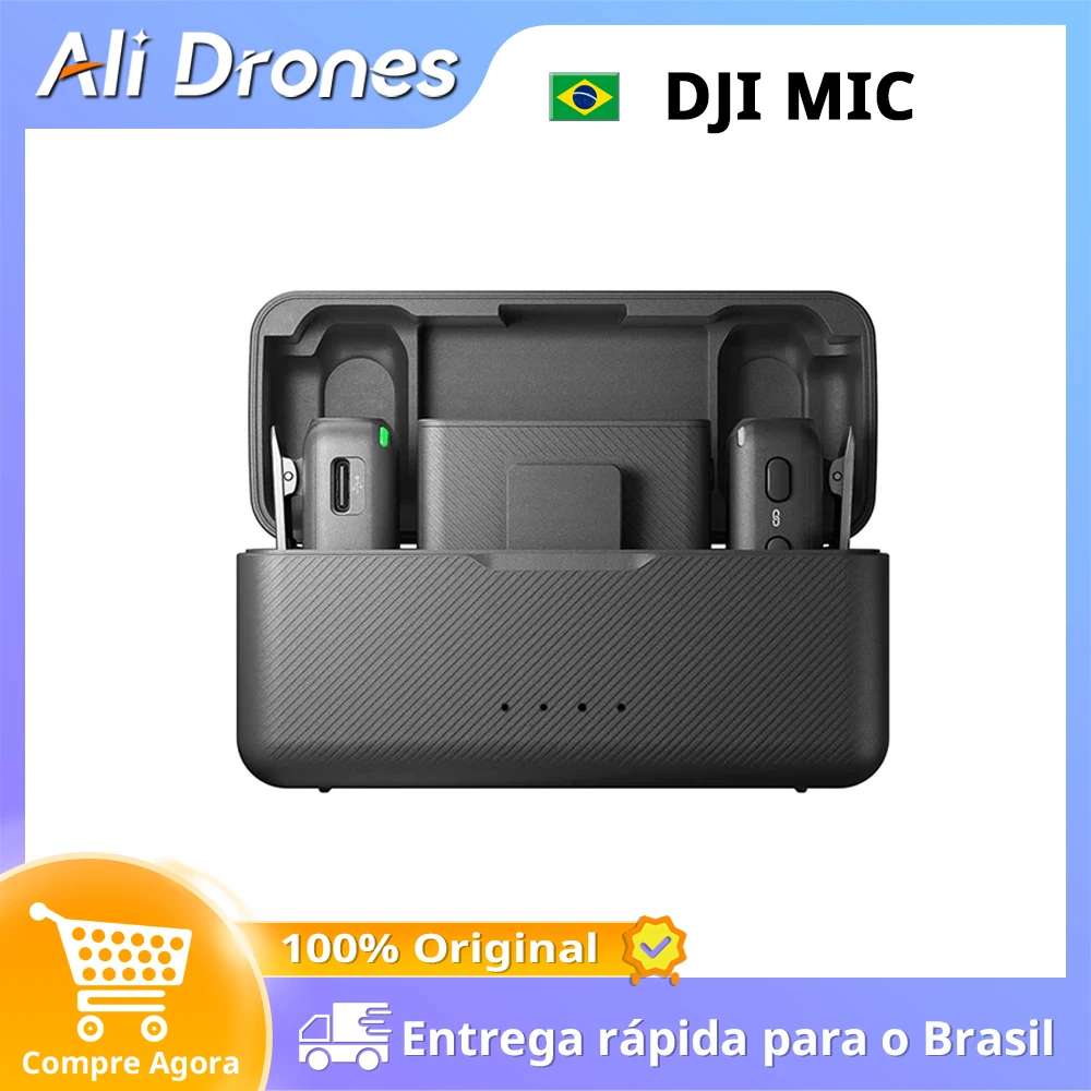 DJI MIC /Mic MINI Lavalier MiC Wireless Microphone 250m Transmission Range Dual-Channel original brand new in stock