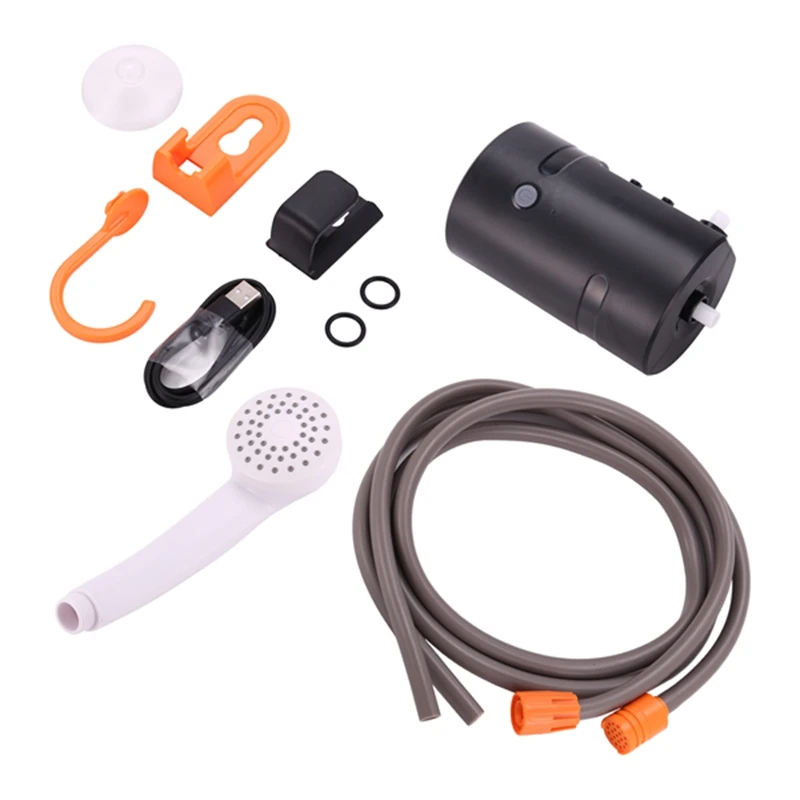 

B93B-Portable Outdoor Shower, IPX7 Waterproof &USB Rechargeable Camping Shower Pump For Hiking Travel Sport Caravan