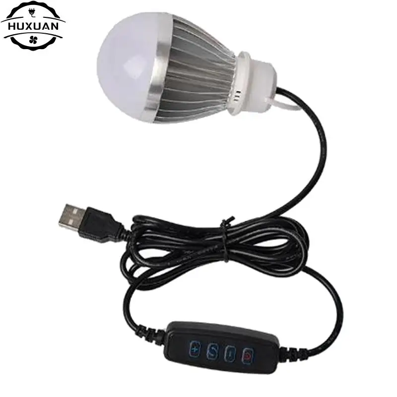 1pc LED Dimmer USB Port Power Supply Line Extension Cable With ON OFF Switch Adapter