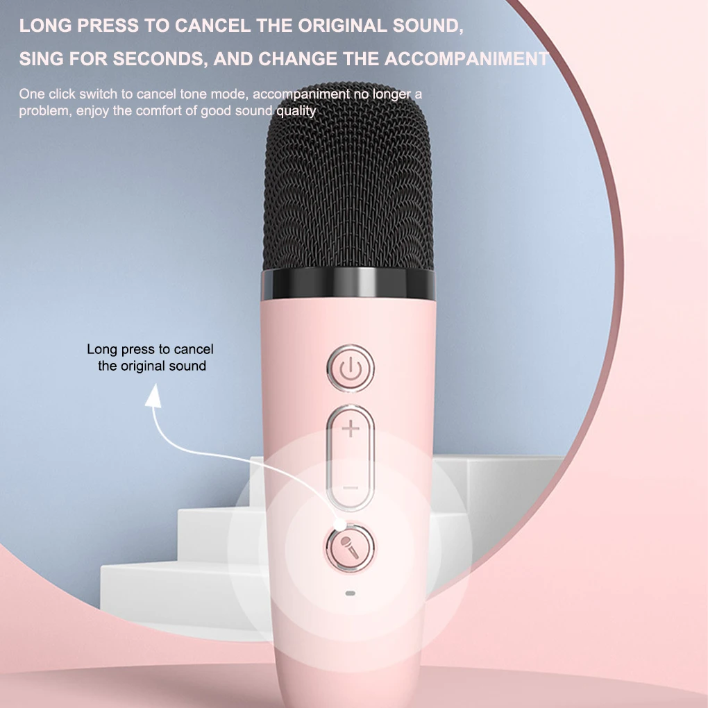 

HD Sound And Bluetooth Connectivity - YOHIA Karaokes Machine Rechargeable Microphone Included
