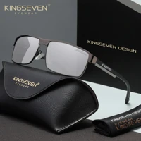 KINGSEVEN, gafas de sol polarizadas para hombre, gafas de conducción UV400 antideslumbrantes de alta calidad, gafas rectangulares informales para hombre, gafas de moda para exteriores