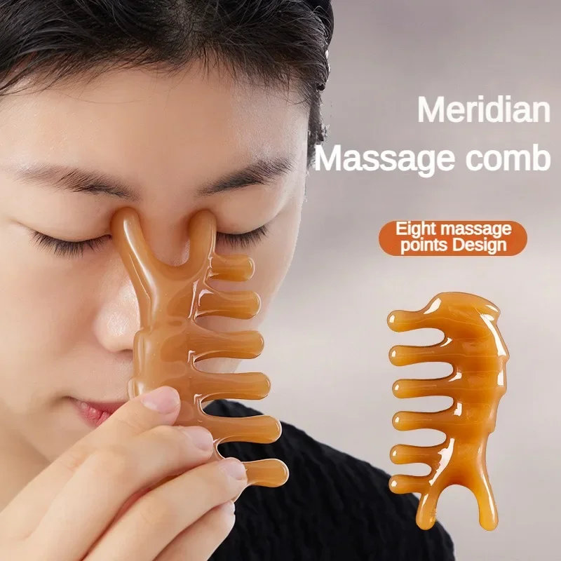 Lifting del viso Guasha Resin Scraping Massage strumento per raschietto per il viso piastra per massaggio SPA per gli occhi ridurre il gonfiore massaggiatore per il sollevamento del naso