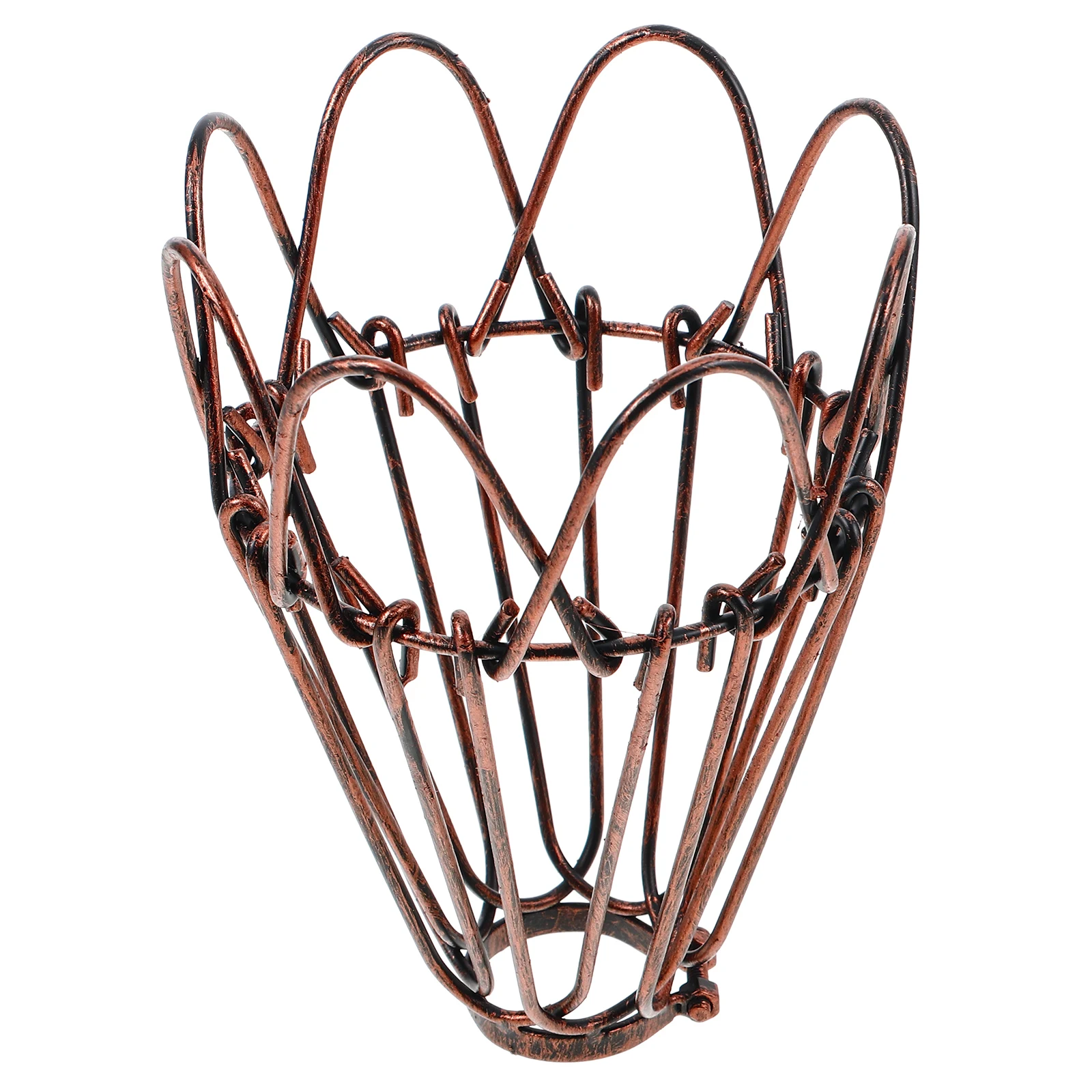 

Retro Iron Wire Lampshades Vintage Light Covers for Hotel Home Decor Hollow Out Metal Lamp Shade Guard Suitable Various