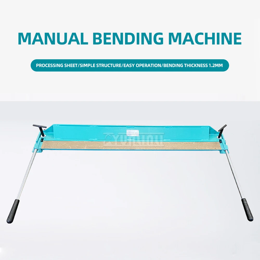 Manual Bending Machine Portable Press Brake Metal Sheet Bending Machine 0-90° Thickness 1.2mm Length 1000mm