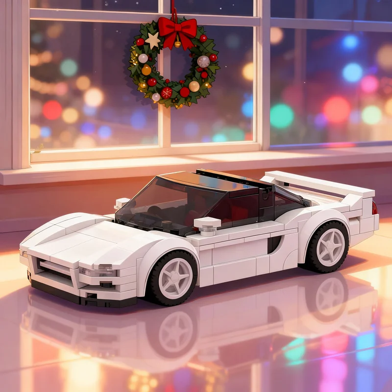 290pcs MOC Hondaes NSX-R 1992-1995 NA1 Hondaes NSX City Champions Model Building Blocks Construction Toy Christmas Gifts 3D DIY