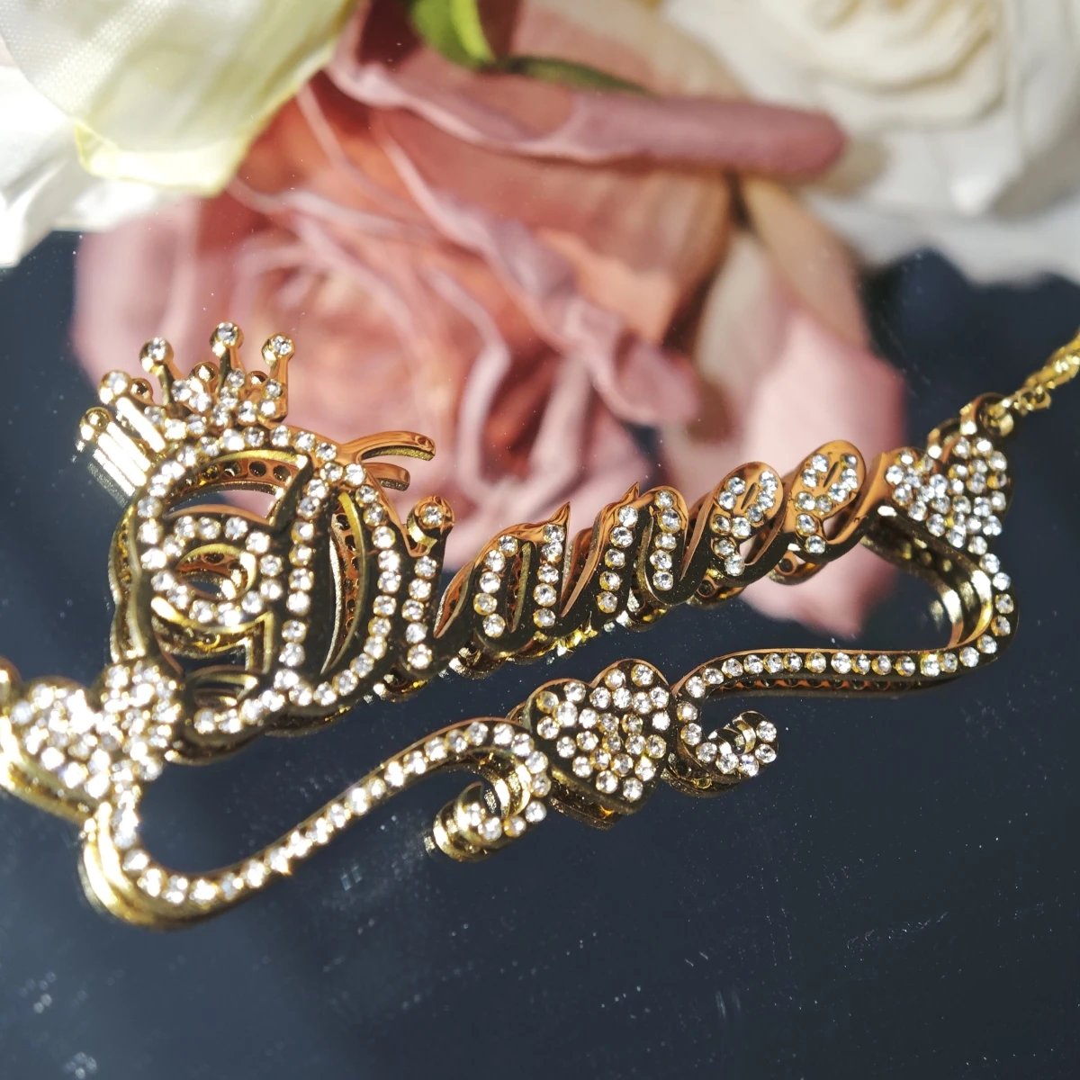 

Customized Stainless Steel Necklace Sparkling Jewelry Fashionable Accessories Charming Ladies' Jewelry Christmas Gifts