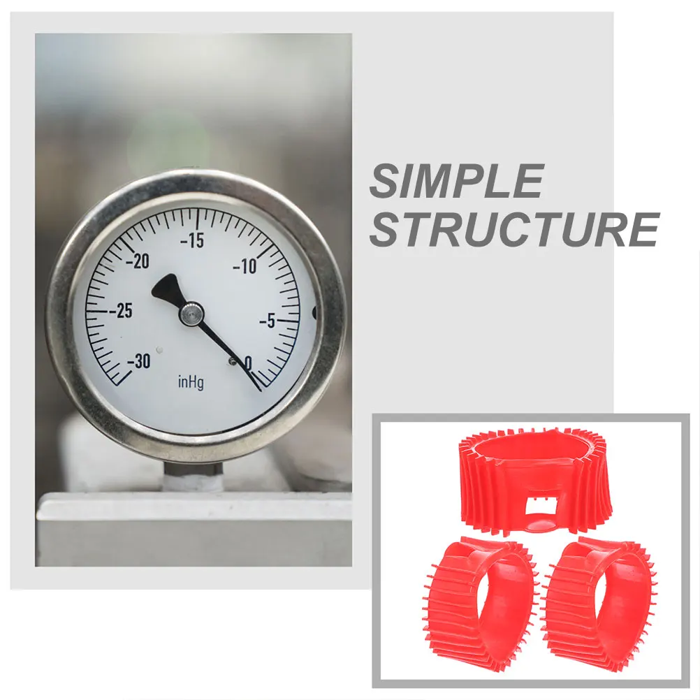 

5pcs Red Silicone Oxygen Acetylene Gauge Cover Propane Pressure Regulator Protector Y60 Gas Meter Boot Replacement