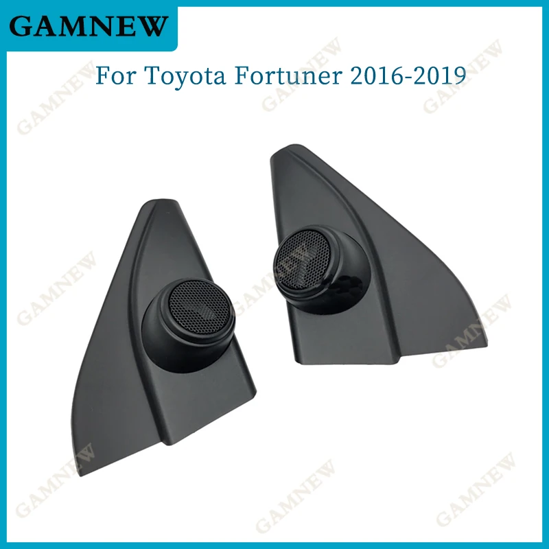 2PCS For Toyota Fortuner 2016-2019 Car Tweeter Refitting Audio Door Angle Gum Speaker Cover Boxes Mounts