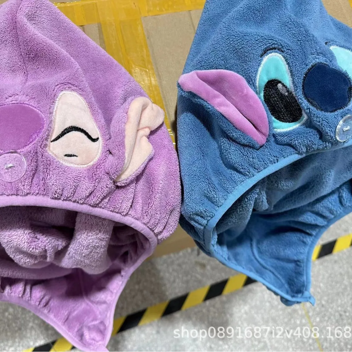 Funny Little Monster Dry Hair Hat For Girls, Disney Stitch Quick Drying And Absorbent, Student Shampoo, Household Dry Hair Towel