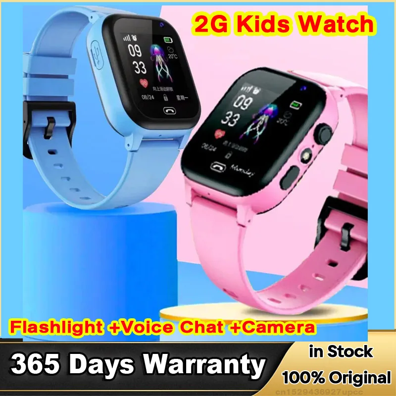 

Kids Smart Phone Watch LBS SOS Location Camera Dial Call SIM Flashlight Voice Chat Camera Alarm Clock S1 Children Smartwatch