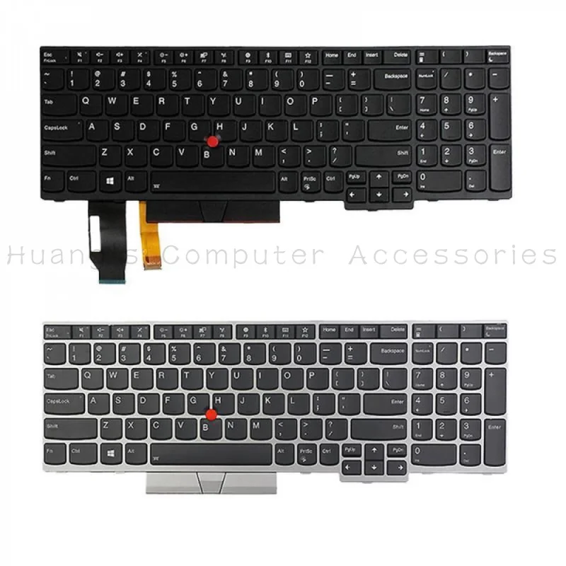 SS+New Original Backlit Keyboard With TrackPoint FRU 01YP560 For Lenovo ThinkPad E580 E585 E590 E595 L580 T590