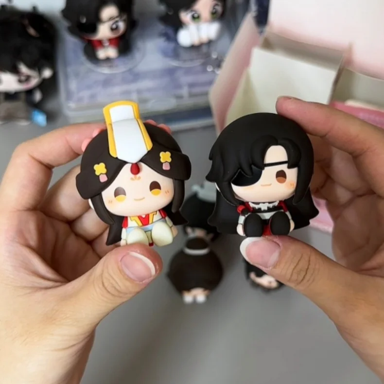 Echte Heaven Official's Blessing TGCF One Thought Blooms Blind Box Mini-Sitzfigur, Schreibtischdekoration, Sammlerstück, Geschenk – Detail 6