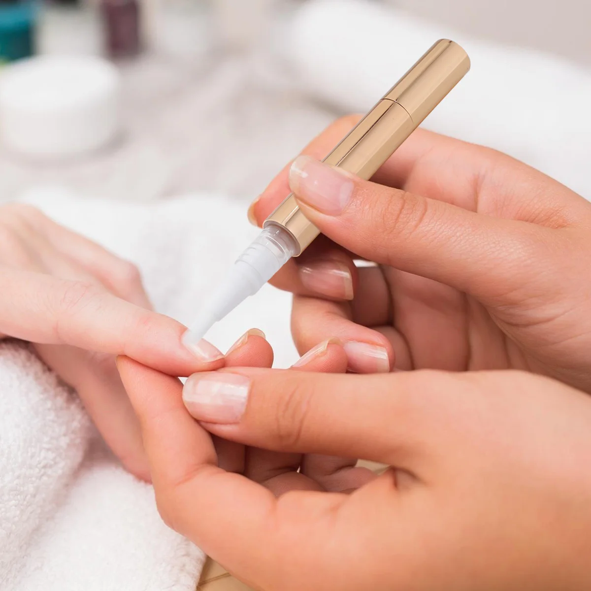 Stylos de vernis à ongles vides, applicateurs en or brillant pour fond de teint liquide, brillant à lèvres, bouteille distributrice de voyage, 5 pièces