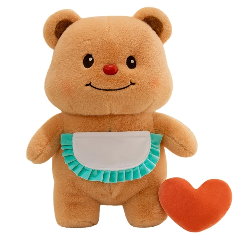 

Love Heart Bear Soft Plush Toy for Parent-Children Voice Recording Bear Stuffed Toy Memory Keepers for Family Messages