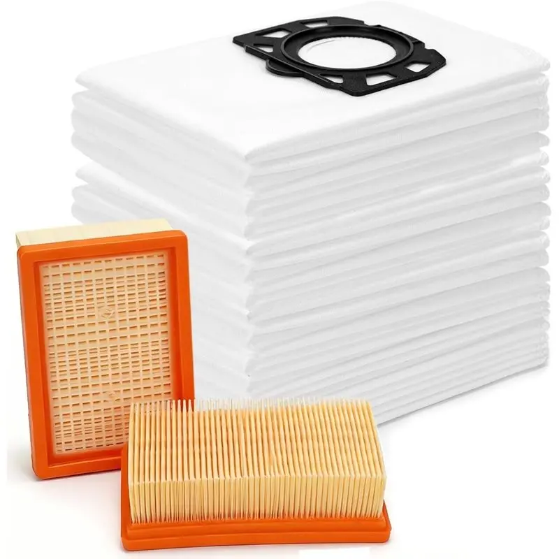 A97T For Karcher WD4 WD5 WD6 WD5P WD6P MV4 MV5 MV6 Vacuum Cleaner Replacement Bags With Filters- Wet& Dry Compatible