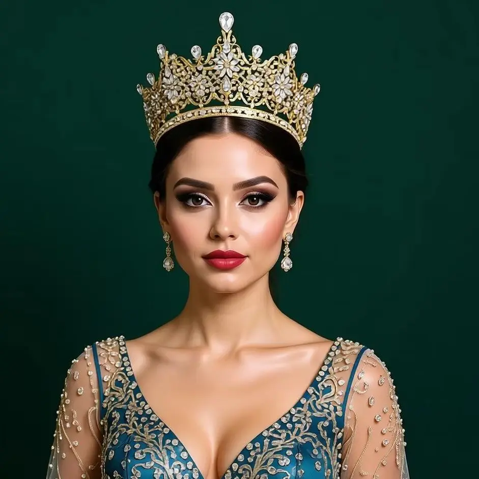 New Luxury Tiara Bridal Crown for Women 2026 Wedding Hair Accessories Royal Zirconia Queen Miss World Tiaras Jewelry