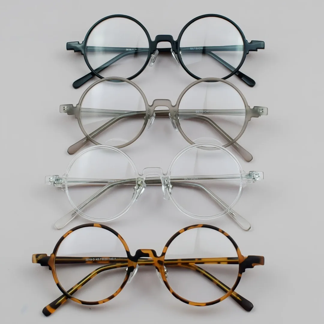 

Винтажные круглые антисиние очки, компьютерная оправа, новые модные очки для чтения, мужские очки для близорукости по рецепту