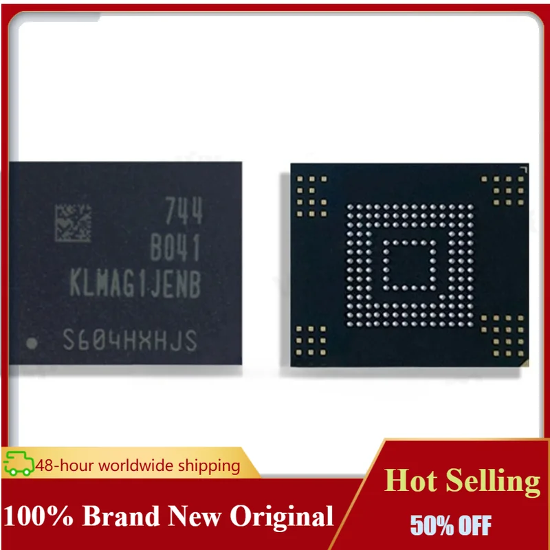 1-5PCS  100% New Original KLMAG1JENB-B041 KLMAG1JENB B041 BGA EMMC Memory IC Chip Hot Selling