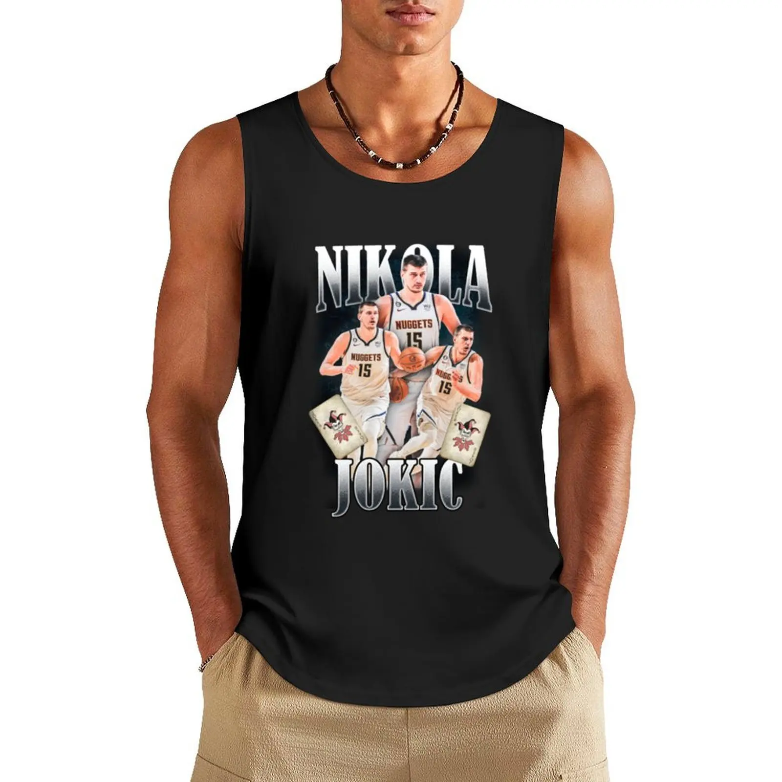 

Nikola Jokic Tank Top summer clothes man 2025 Short sleeve tops