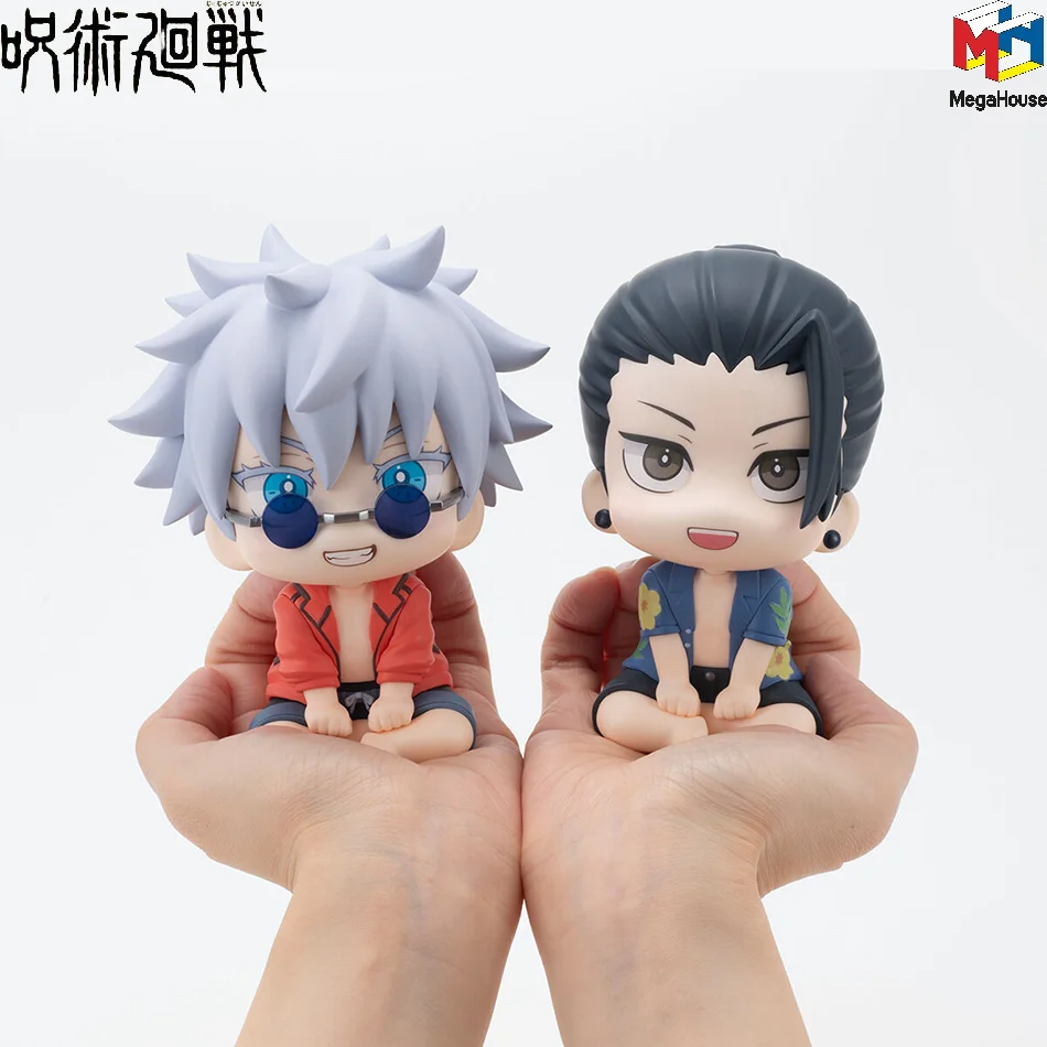New Jujutsu Kaisen Anime Figures Geto Suguru Gojo Satoru Doll Okinawa Ver. Collection Toy Children Q Version Doll 10cm PVC Model