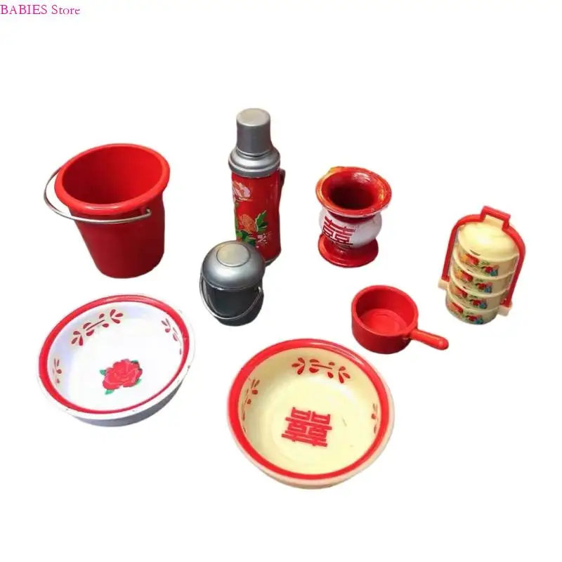 

C9GB Классическая эмалевая бассейн модель игрушечной мебели для миниатюрного кукольного домика и свадебных мероприятий