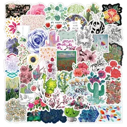 10/30/50PCS Popular Cartoon Colorful Plant Sticker Pack Skateboard Decoration DIY Laptop Waterproof personalityGraffiti Wholesal