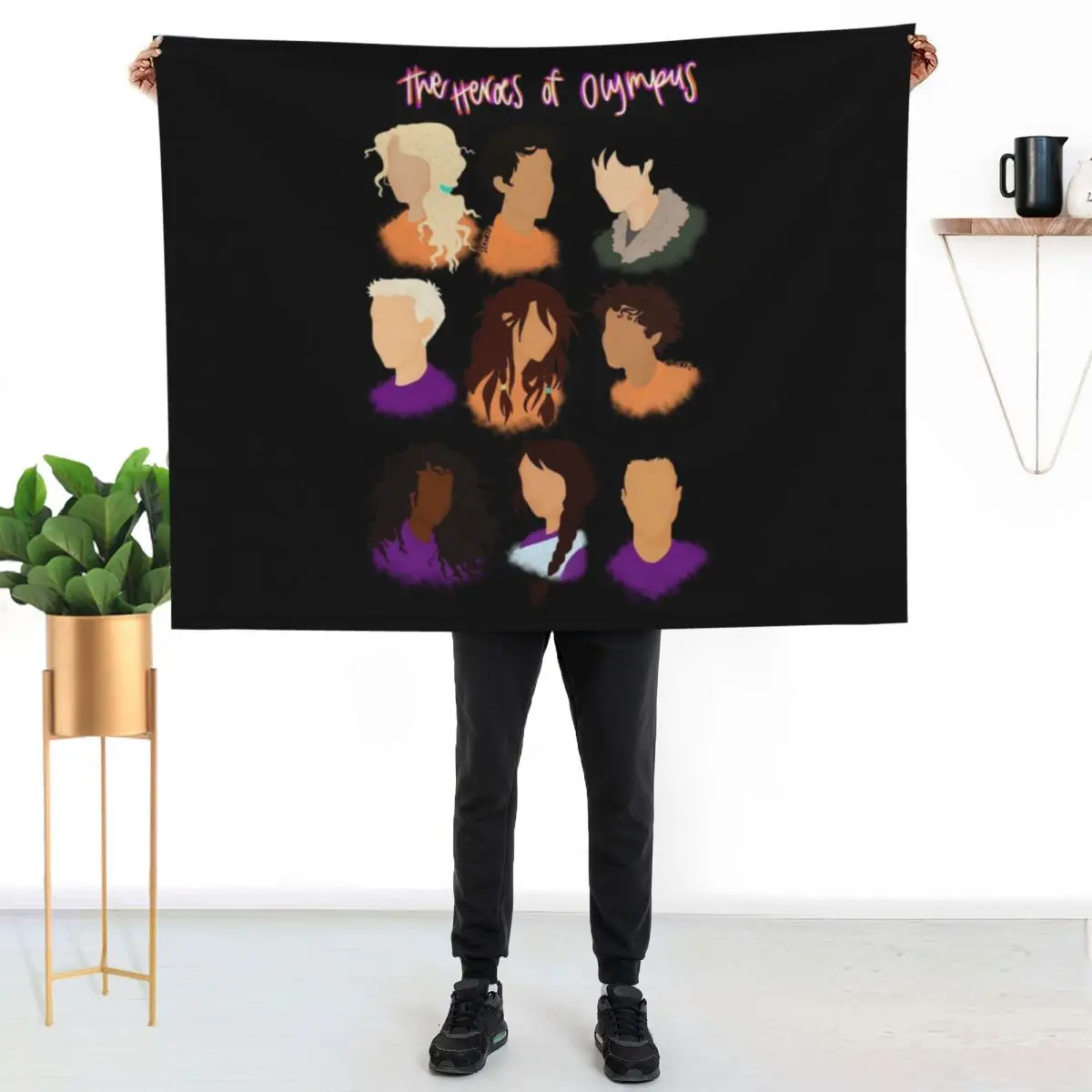 

Set of the Heroes of Olympus \t Throw Blanket Spring Fall Cozy Throw Blanket for Couch