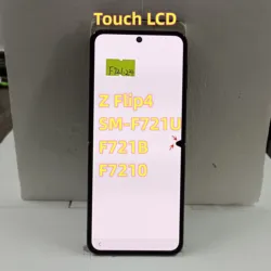 Super AMOLED экран для Samsung Z Flip4 LCD SM-F721U F721B F7210 дисплей сенсорный экран в сборе Z Flip 4 с дефектом с линиями