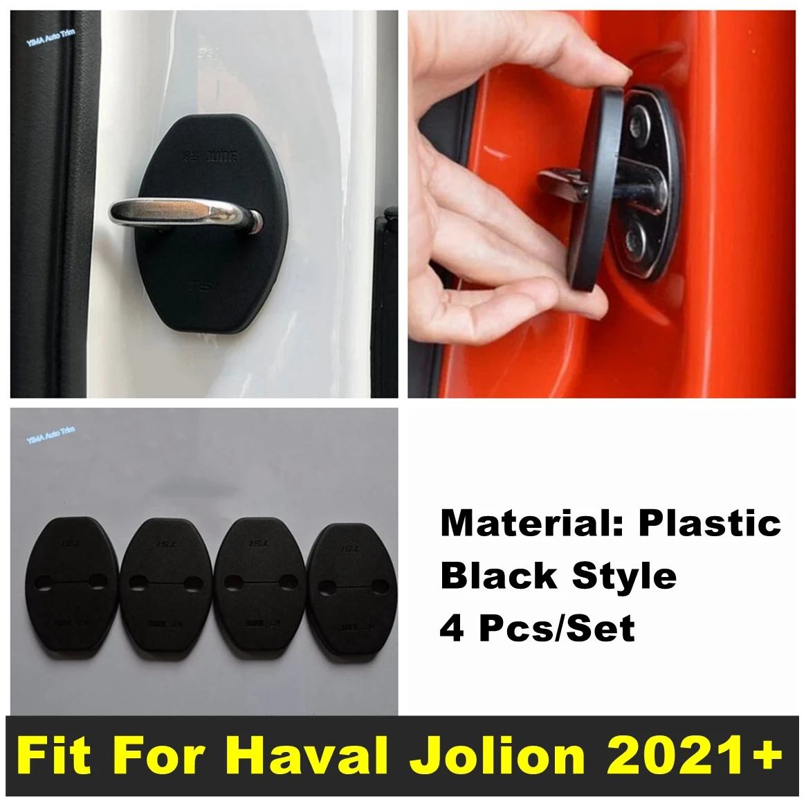 

Auto Styling Door Lock Buckle Cap Protective Cover Trim Fit For Haval Jolion 2021 2022 2023 2024 Interior Refit Kit Accessories