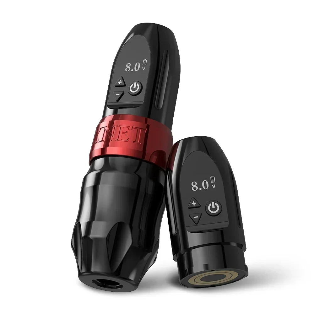 XNET Wireless Tattoo Machine Rotary Battery Pen Strong Coreless Motor LCD Digital Display for Artist Body Permanent Makeup