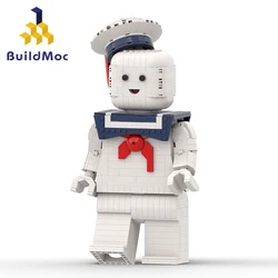 MOC Ghostbuster Movie Stay-Puft Marshmallow Man Building Blocks Sets Movie Action Figure Bricks Building Toy for Children Gift