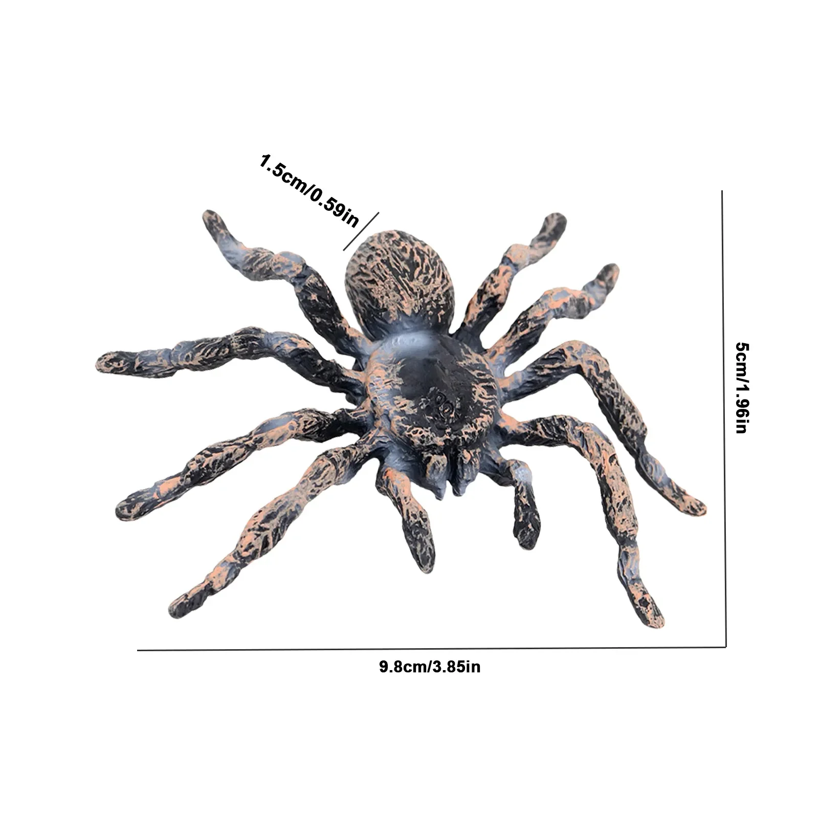 

Realistic Spider Toys Artificial Spiders Halloween Decorations ABS Spider Figurines For Joke Halloween Party Supply Prank 10pcs