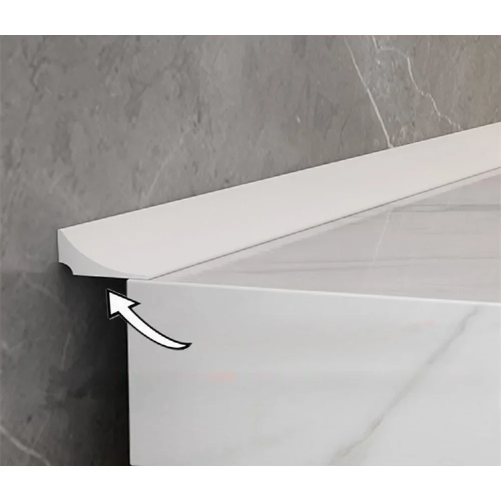 

Kitchen Countertop Waterproof Strip Bathroom Cabinet Gap Edge Sealing Strips Self-adhesive Washbasin Silicone Sticker
