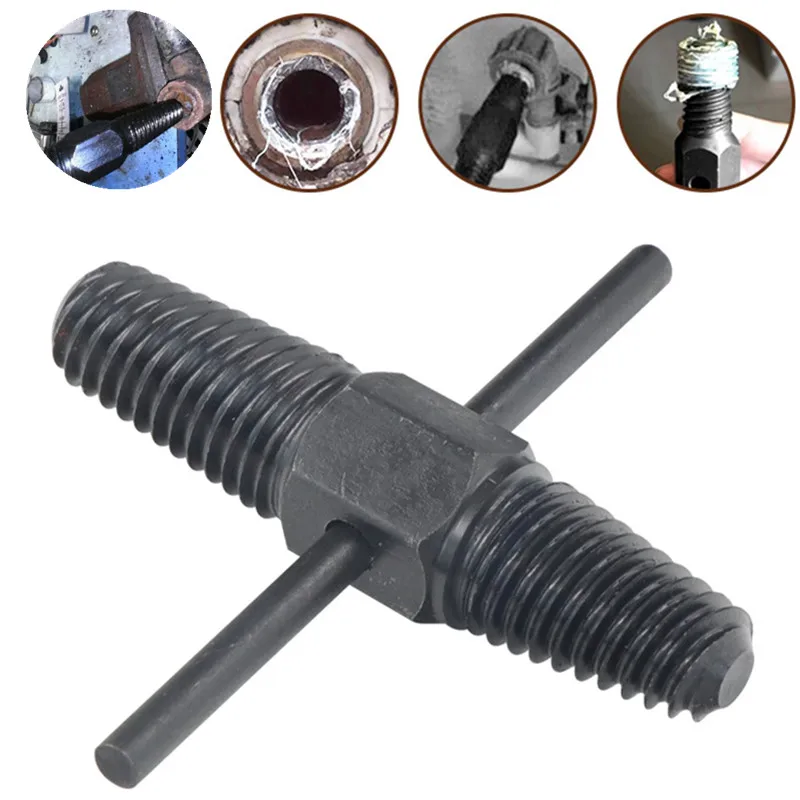 1 Set Double-Head Tap Faucet Valve Screw Extractor Set Damaged Broken Wire Water Pipe Bolt Remover Multipurpose Home Tools