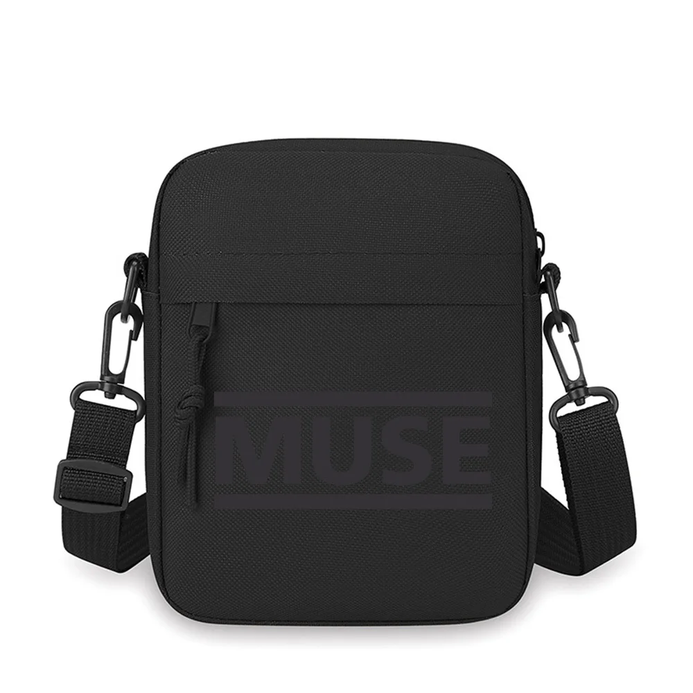 

Muse band name design Men Crossbody Bag Single Shoulder Women Cartoon Anime Film Printing Design Unisex