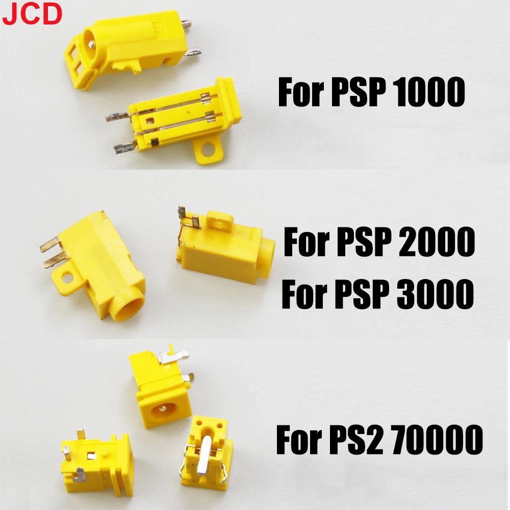 JCD 1pcs For PS2 70000 Power Charger Port Socket Power Connector for PSP1000 2000 3000 Console Repair