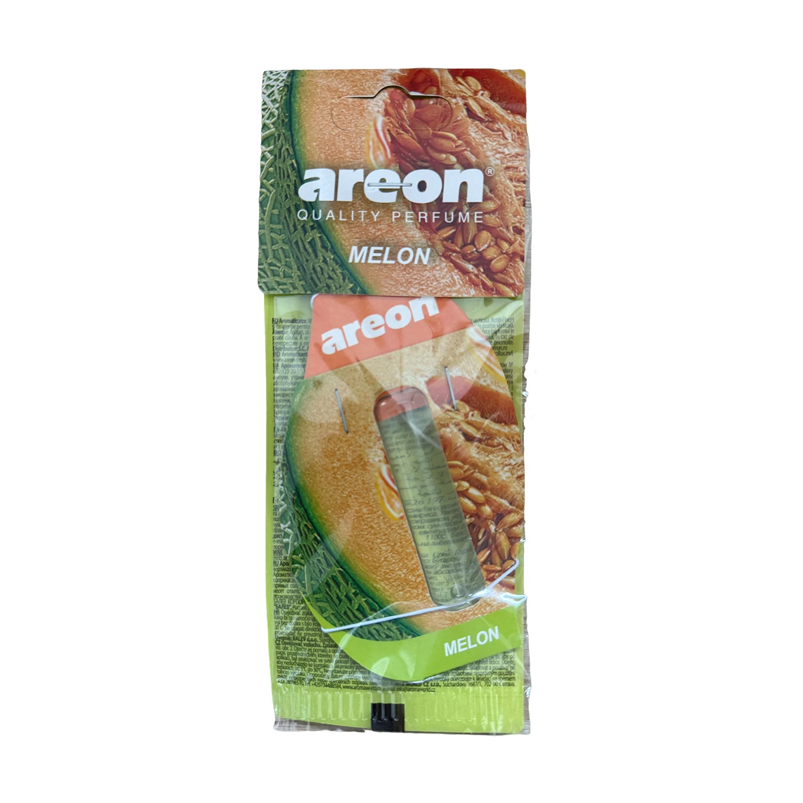 Areon 5/20 pièces désodorisant de voiture parfum MELON, papier parfumé au thé naturel, Type suspendu monté sur voiture, accessoires d'intérieur de voiture