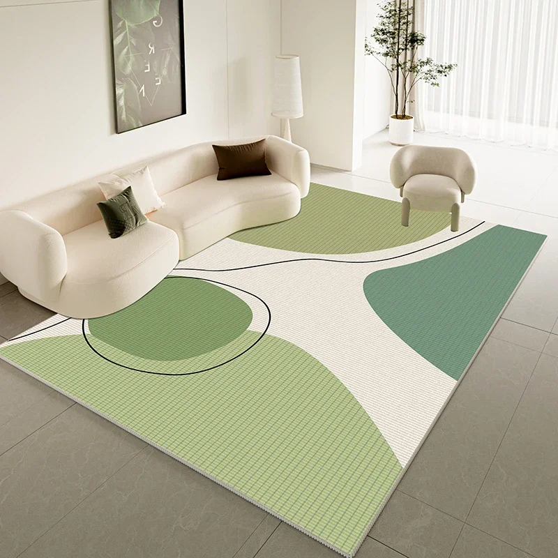 

VIKAMA Bohemian-style Carpet, Living Room Anti-slip Floor Mat and Bedroom Home Decoration Anti-stain Floor Mat