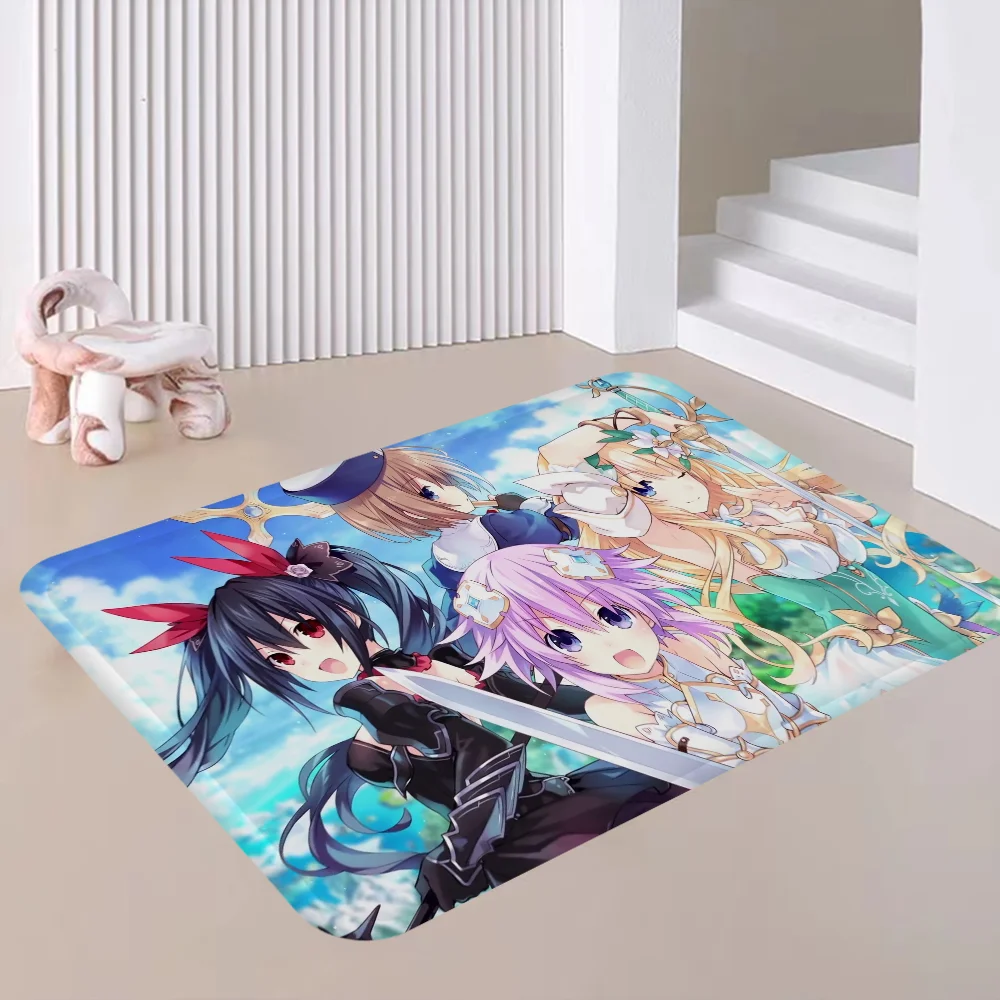 Hyperdimension Neptunia Entrance Door Mat Nordic Style Bedroom Living Room Doormat Home Balcony Anti-Slip Modern Home Decor