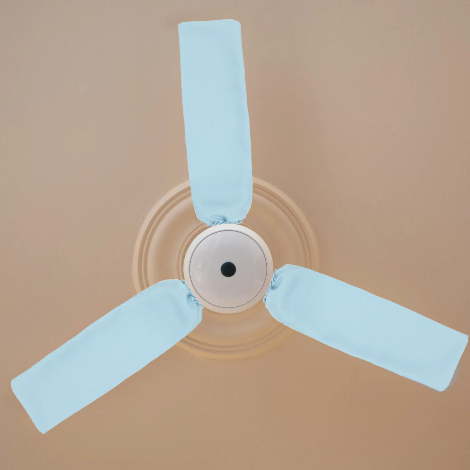 

Ceiling Fan Blade Covers Dust Protector Washable Reusable Fabric Decorative Guards Home Use Easy Clean Matching All Types