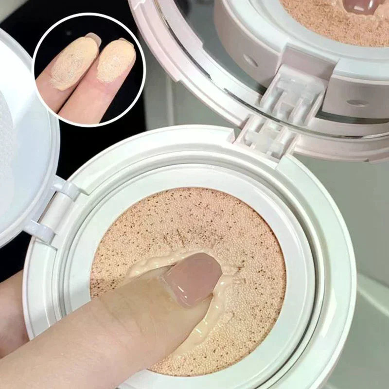 Cappuvini Moisturizing Air Cushion Cream Light Waterproof Natural Liquid Foundation Brightens Skin Tone Air Cushion BB Cream