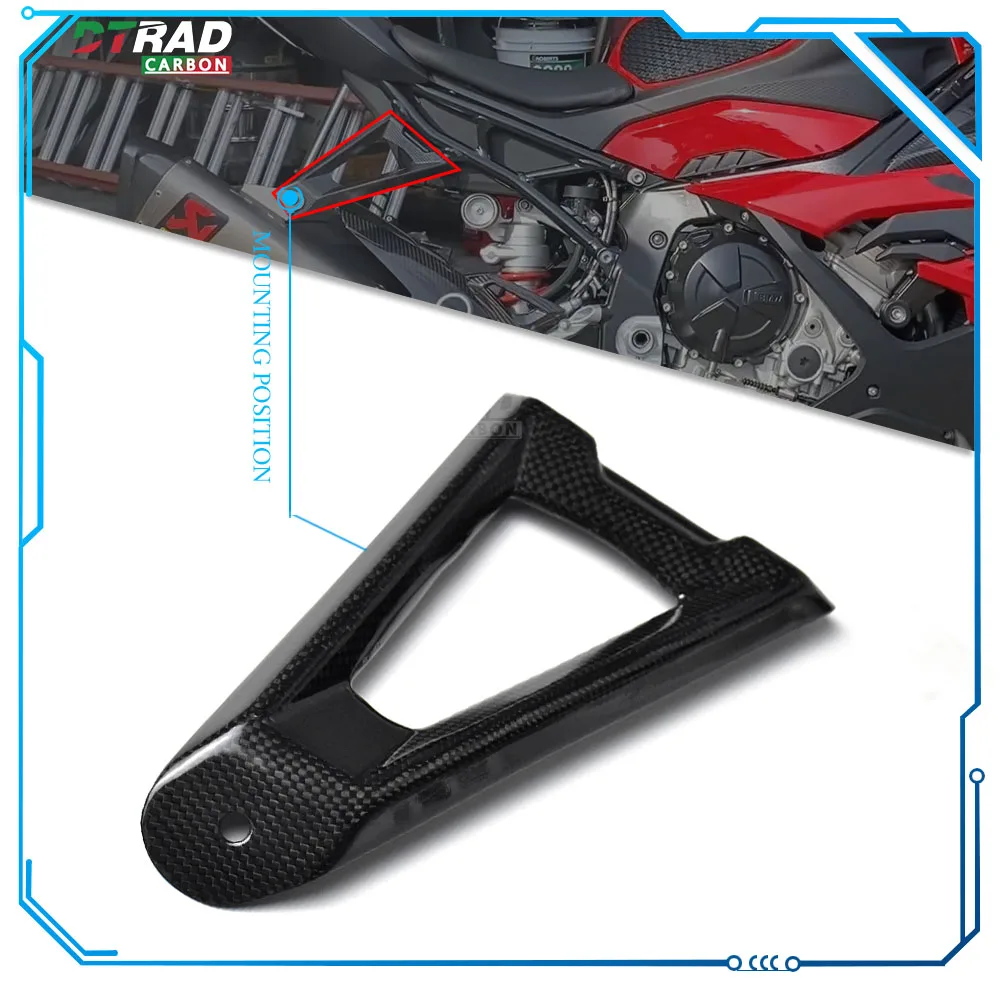 For BMW S1000RR S 1000RR 2019- 2023 S1000 RR Accessories Carbon Fiber Akrapovic Exhaust Pipe Bracket Exhaust Bracket Fairing Kit