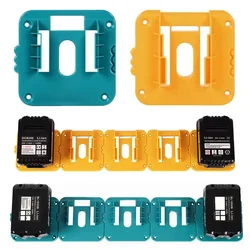 5PCS Battery Holder Storage Rack for Makita/Milwaukee/Dewalt 18V 20V Li-ion Battery Wall Mount Battery Dock for Workbench