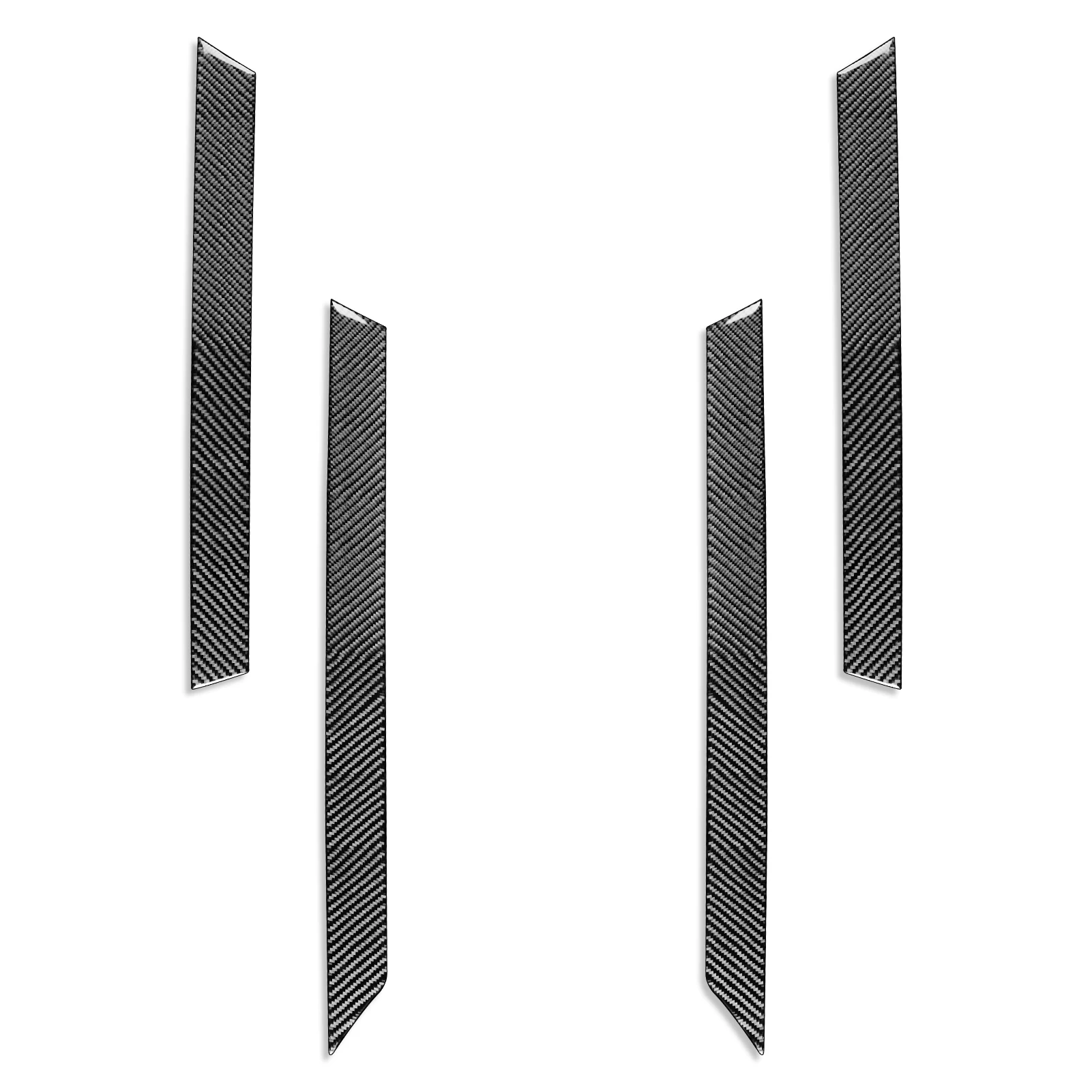 Picture 7: For BMW E46 1998-2005 Carbon Fiber Interior Door Panel Trim Strip Car Interior Accessories Decorative Stickers