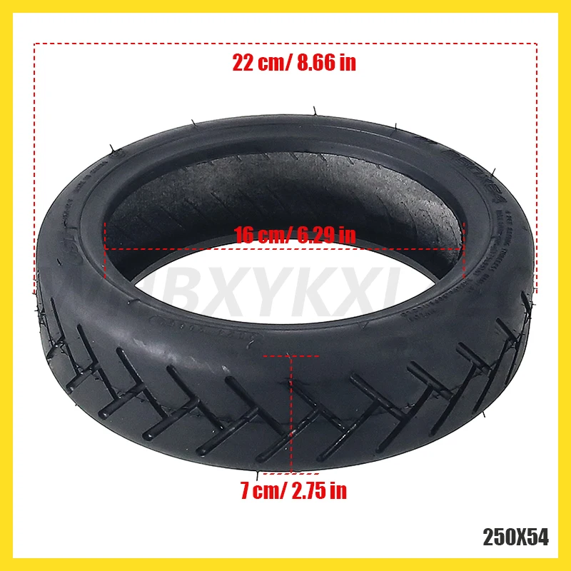 CST 250x64 250X54 Tubeless Tyre For Xiaomi 4 Ultra/4 Lite Electric Scooter Front And Rear Wheel Replacement Parts