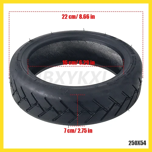 Imagen 2 del producto Neumático sin cámara CST 250x64 250X54 para patinete eléctrico Xiaomi 4 Ultra/4 Lite, piezas de repuesto para ruedas delanteras y traseras