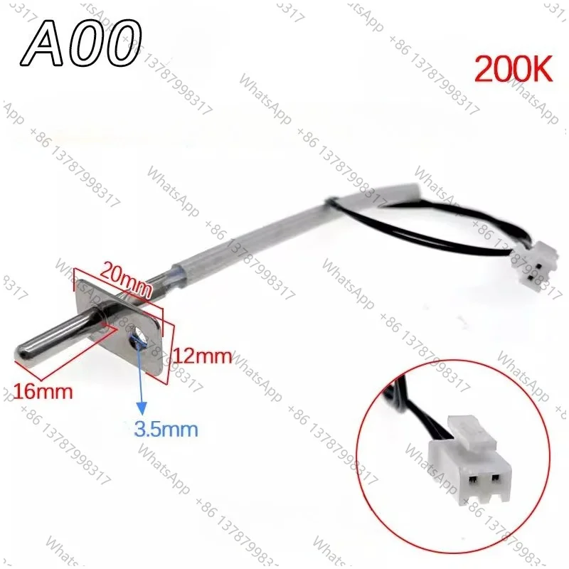 High quality Suitable for air fryer, electric fryer, oven, 100K, 200K temperature sensor, NTC temperature sensor